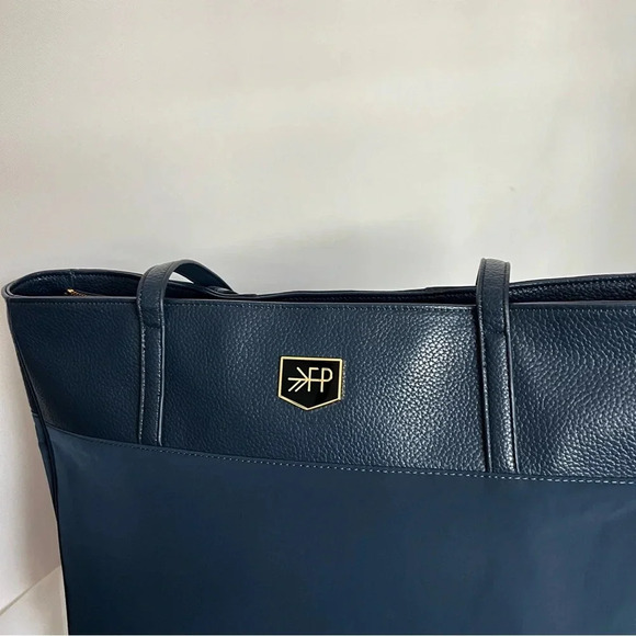 FP Freshly Picked Everyday Tote Diaper Bag Navy Blue - Picture 6 of 13